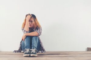 Mujer deprimida