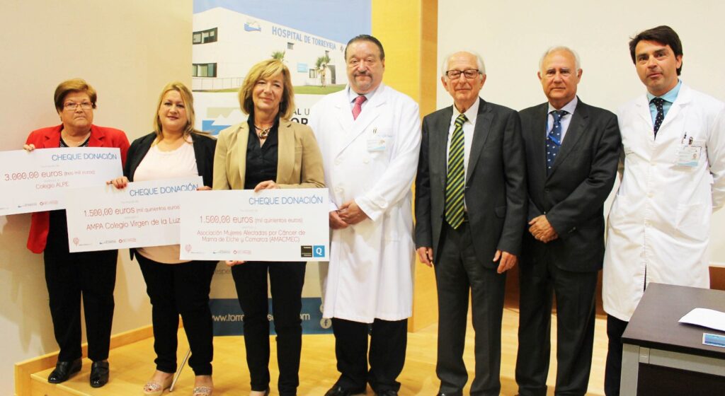 Torrevieja y Vinalopó donan 6.000 euros a asociaciones de la zona