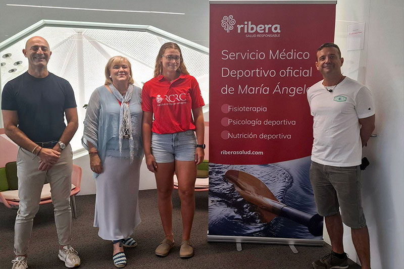 La salud también se entrena: Ribera acompañará a la remera cartagenera María Ángeles Macián en su camino hacia Los Ángeles 2028