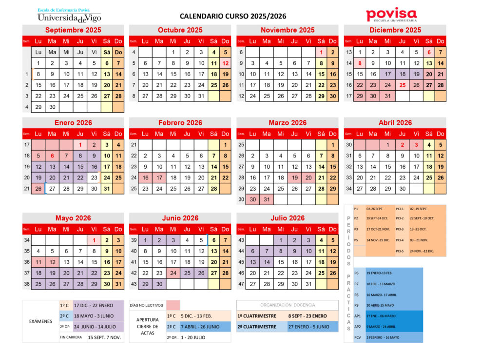 Calendario 25/26