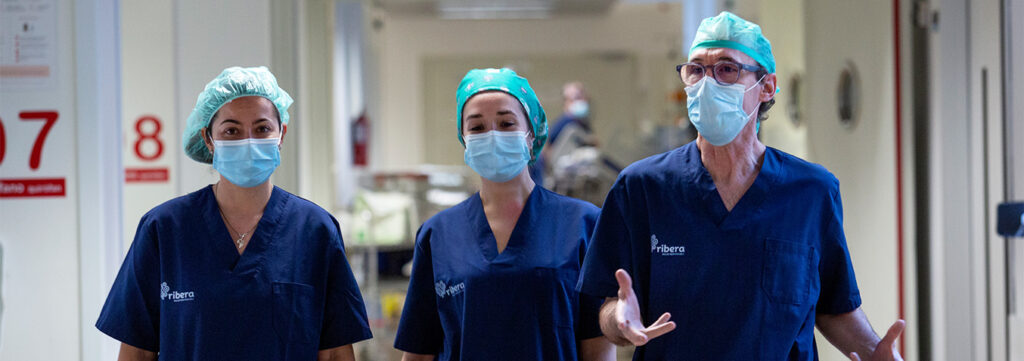 Equipo médico Clínica Ribera Mestalla