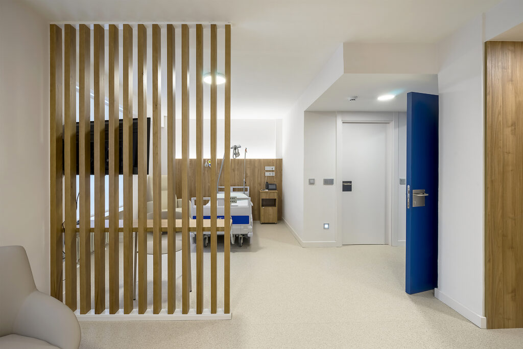 Habitación del Hospital Ribera Covadonga