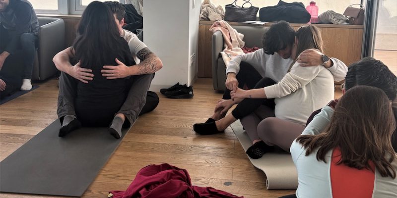 Parejas en el taller de preparación al parto de Imske