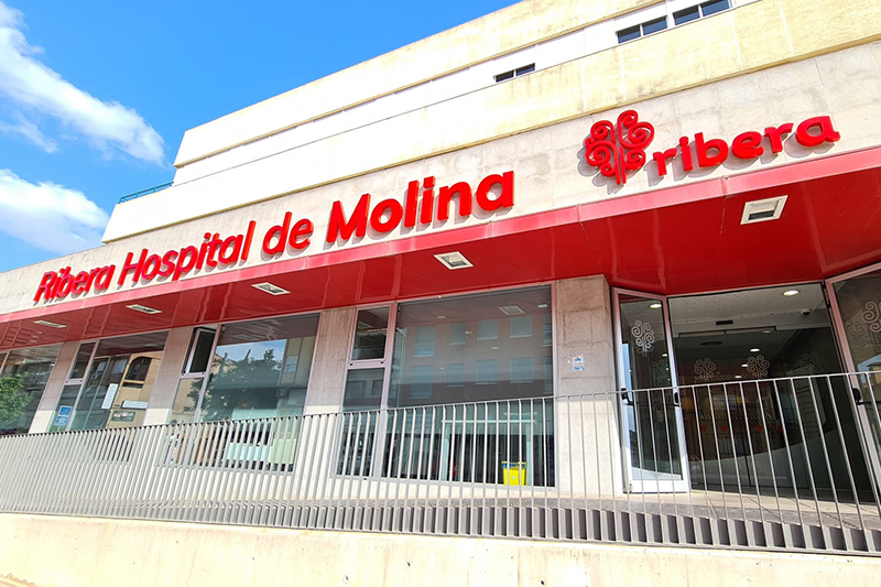 fachada principal del Hospital de Molina