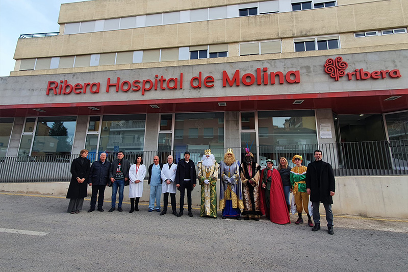 Visita Reyes Magos Ribera Hospital de Molina