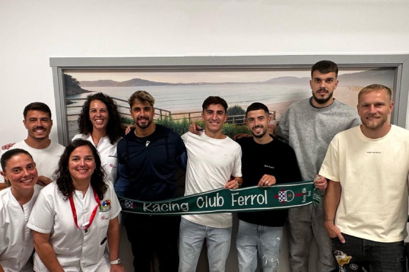 Jugadores del Rácing Club de Ferrol