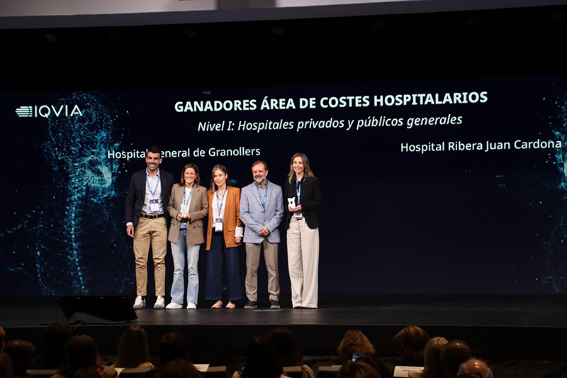 Premio TOP20 Ribera Juan Cardona Costes hospitalarios