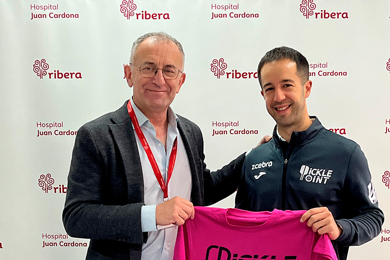 Foto patrocinio Ribera Juan Cardona- Picklepoint