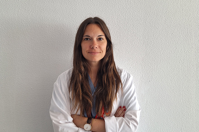 a logopeda del hospital Ribera Polusa, Lorena Legaspi.