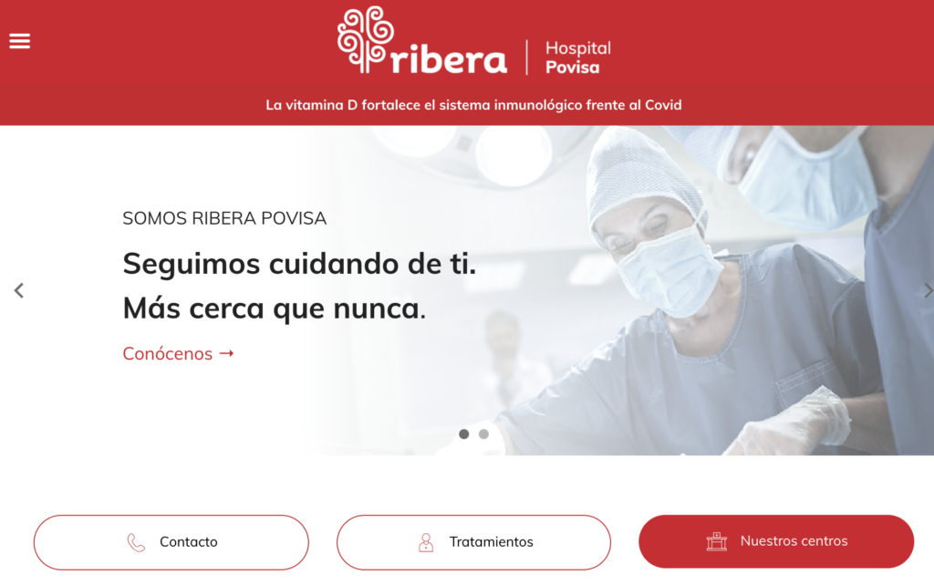 Ribera Povisa estrena nueva web