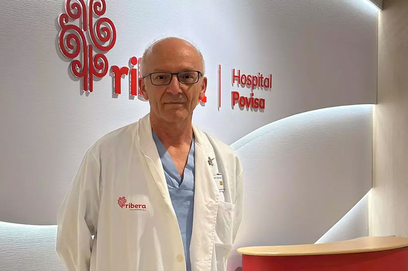 Roberto Valdés, jefe del servicio de otorrinolaringología