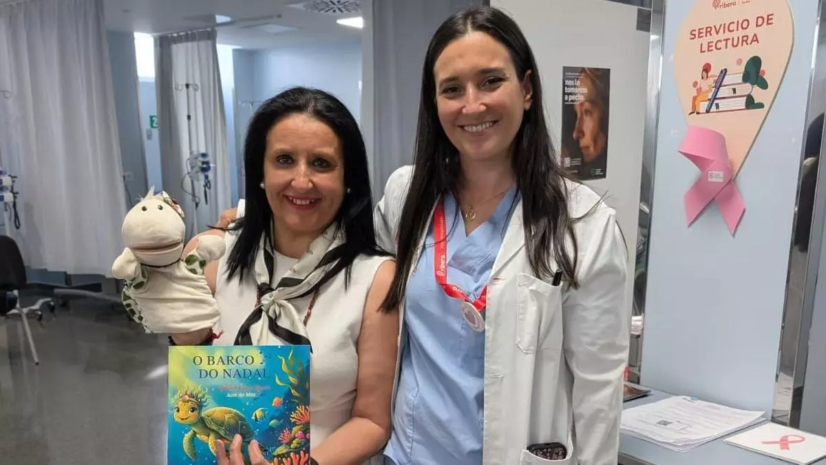 Estévez en el hospital de día