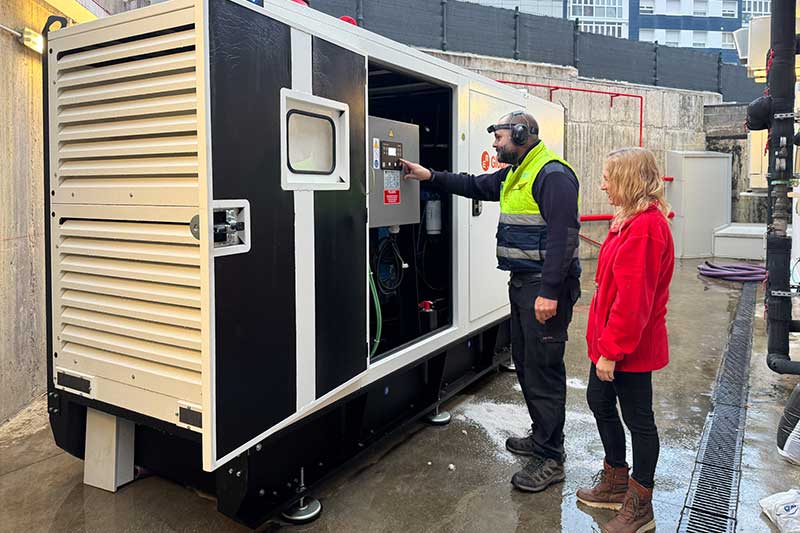 Hospital Ribera Covadonga renueva su grupo electrógeno anti-apagones