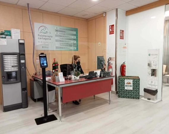 recepción fisioterapia