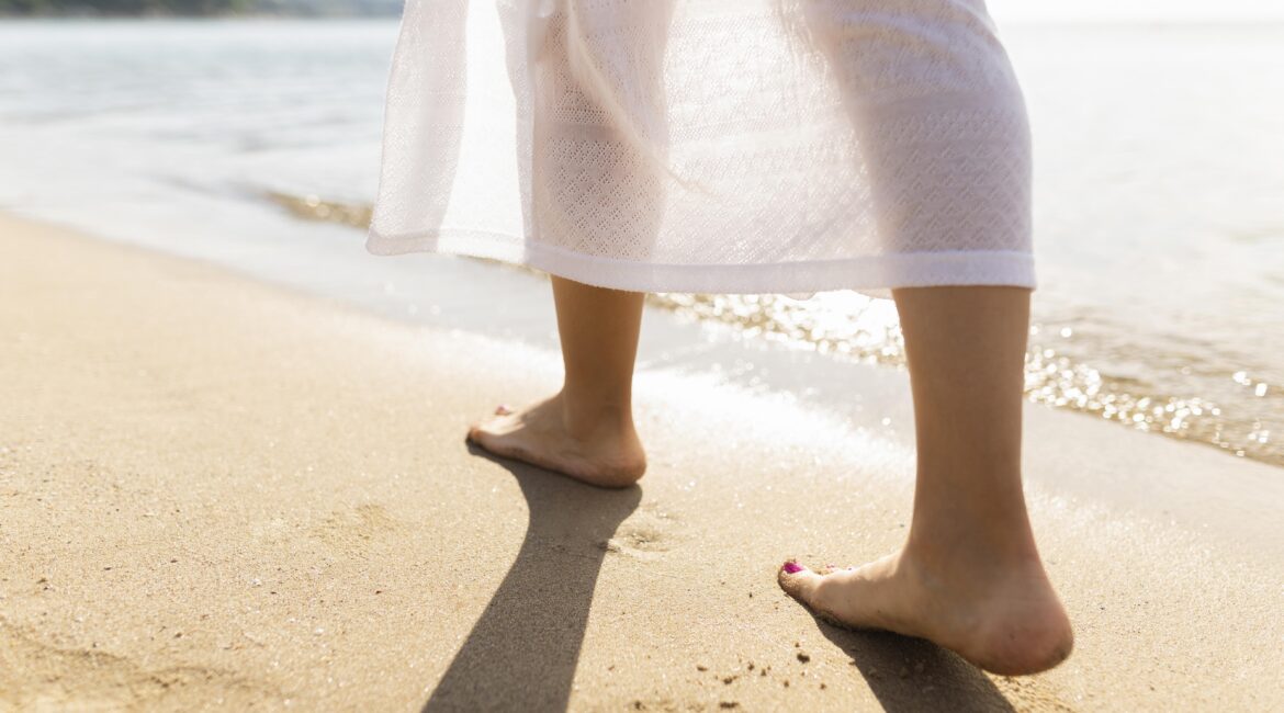 Verrugas plantares en verano